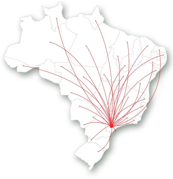 Entrega para todo o Brasil